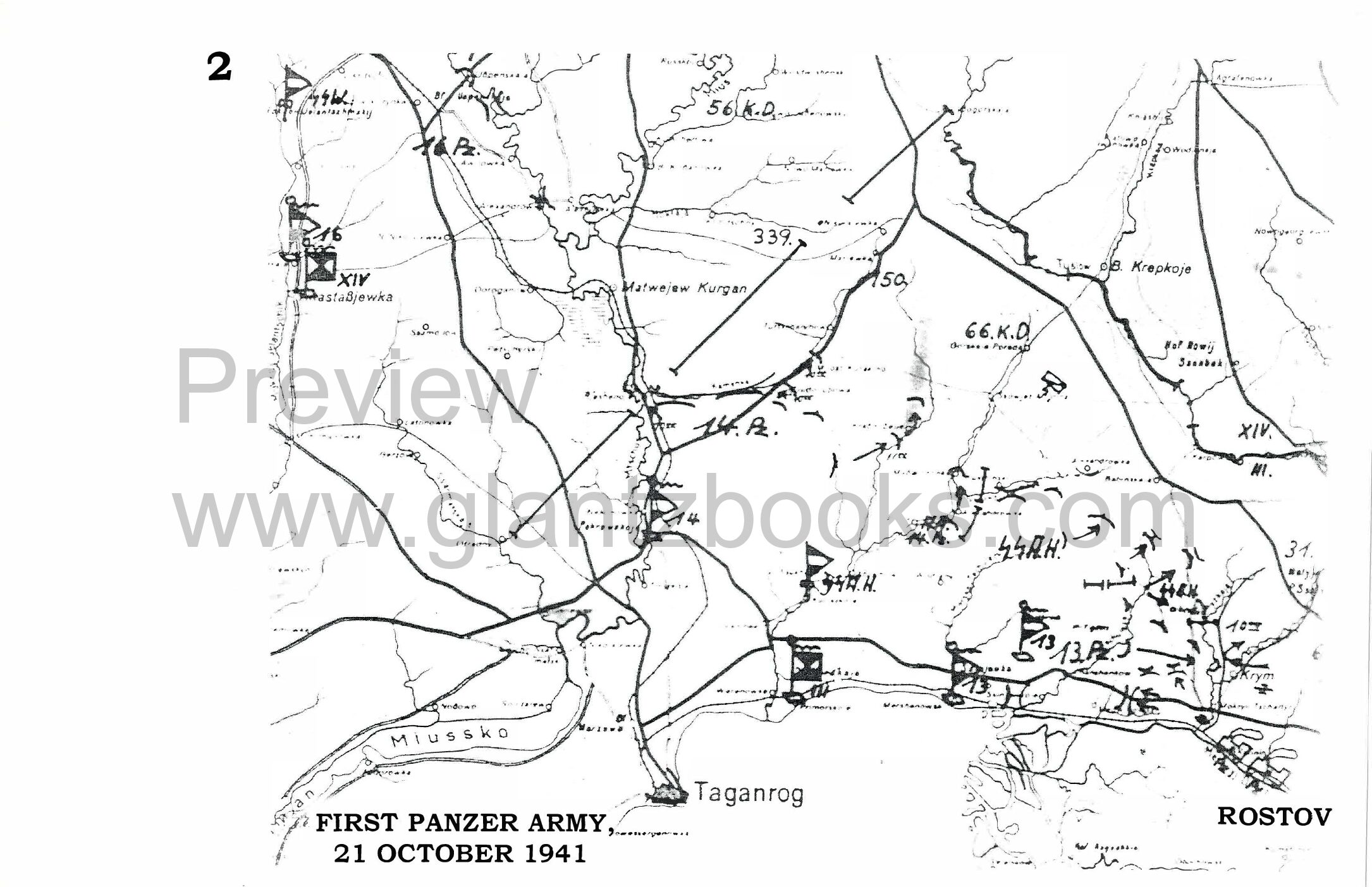 A-010 Atlas of the Battle for Rostov, 5 November-5 December 1941 - Image 2