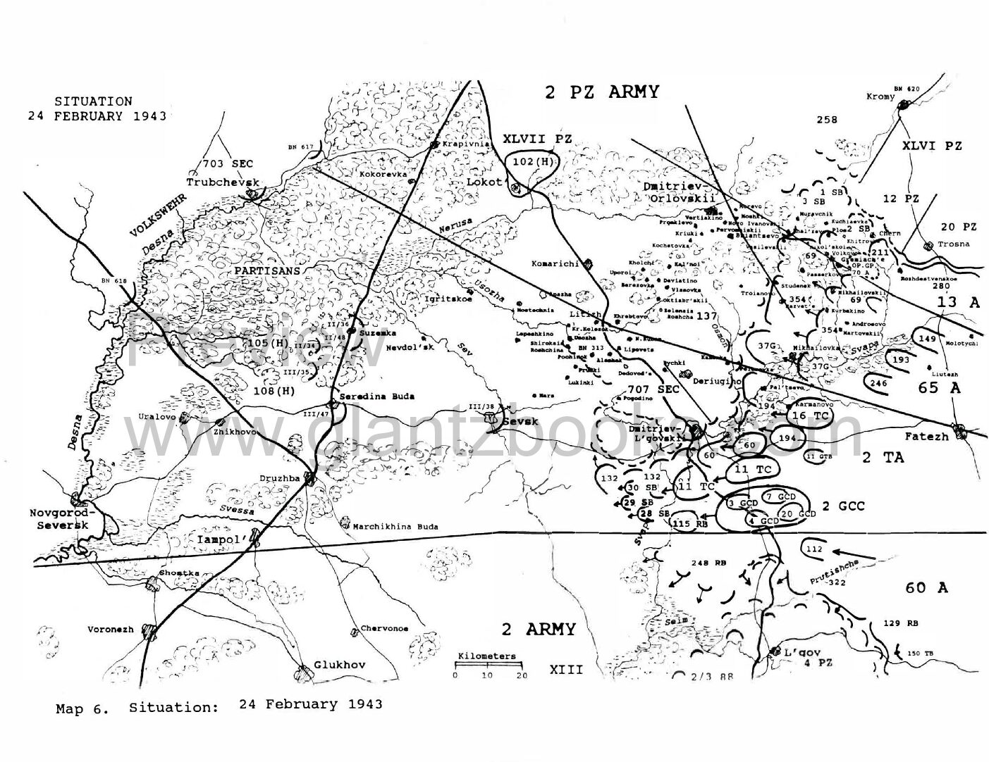 A-019 Atlas and Survey, Prelude to Kursk: The Soviet Central Front Offensive, February-March 1943 - Image 2
