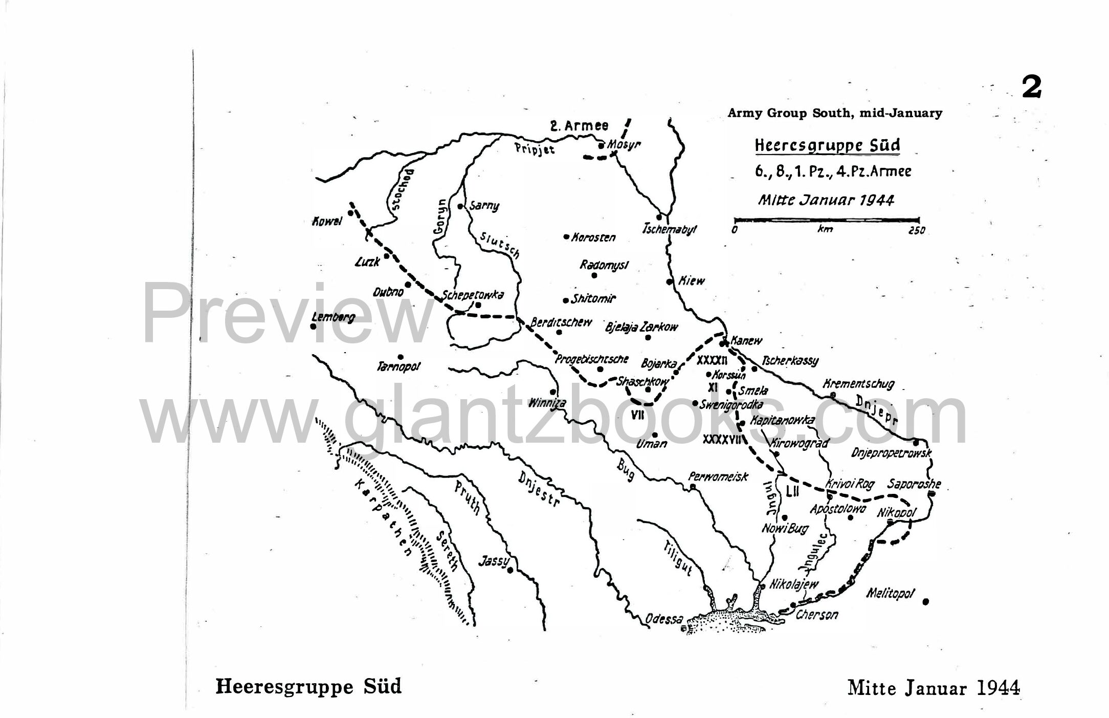 A-021 Atlas of the Korsun’-Shevchenkovskii Operation (The Cherkassy Pocket), 25 January-17 February 1944 - Image 3